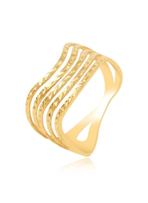 Handcrafted 18kt Solid Gold Ring with Unique Design
