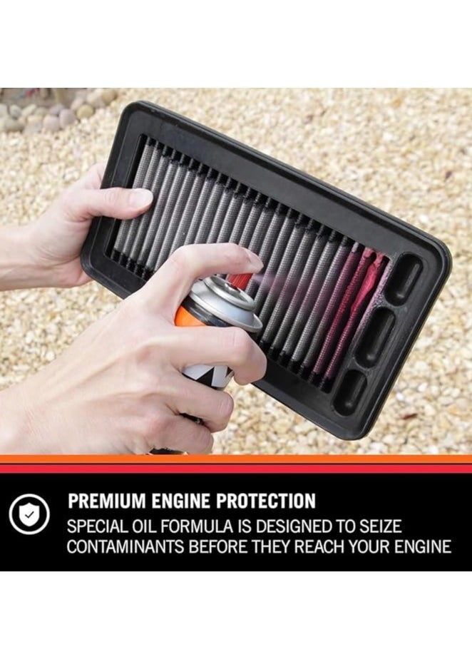 K&N - Professional Air Filter Cleaning Kit With Powerful Formula And Oily Substance To Maintain Quality And Performance - Image 1