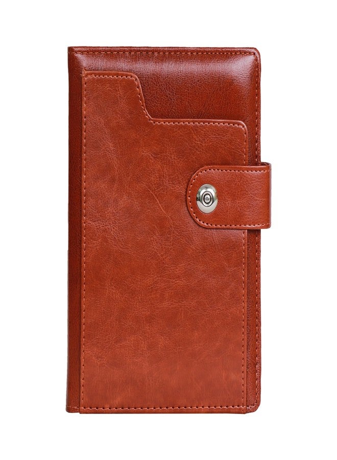 CrownLit Diary with Document Keeper, Pouch, Pocket Diary Color : Brown Size : A5 - Image 2