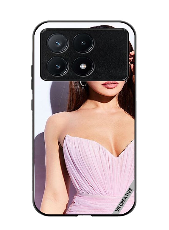 VR CREATIVE Protective Case Cover For Xiaomi Poco X6 Pro Bollywood Actress Jacqueline Fernandez Design Multicolour - Image 1