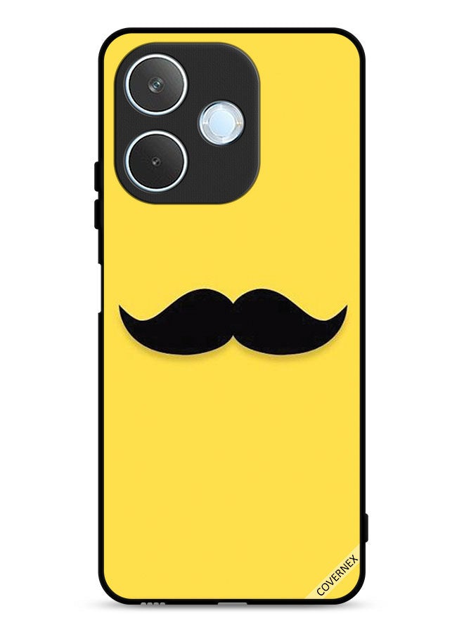 Covernex Oppo A5 Pro Protective Case Cover Mustache Clip Art - Image 1