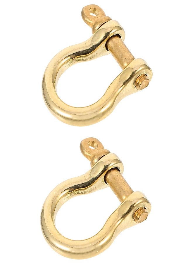 Buildcon 2 Horseshoe Buckles, DIY Jewelry Making, Keychain Accessories, Outdoor Gear Enhancements, Durable Hardware for Crafts and Paracord Bracelets - Image 1