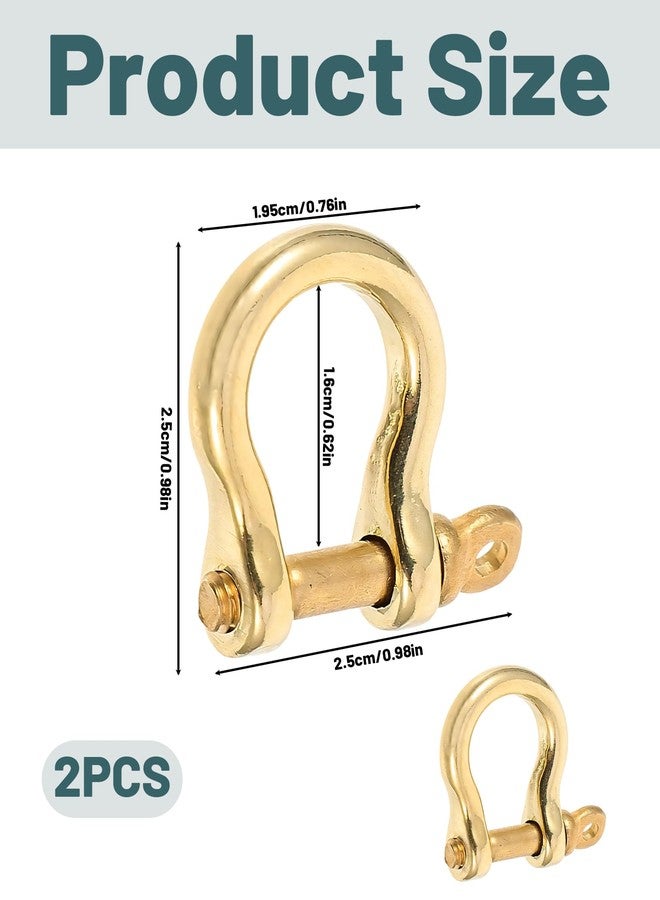 Buildcon 2 Horseshoe Buckles, DIY Jewelry Making, Keychain Accessories, Outdoor Gear Enhancements, Durable Hardware for Crafts and Paracord Bracelets - Image 2