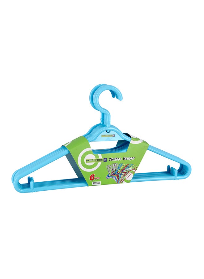 Royalford 6-Piece Cloth Hanger Green - Image 2