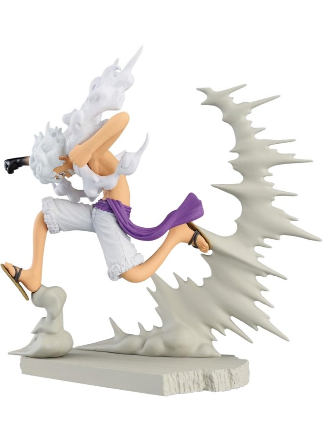 Banpresto Banpresto One Piece Senkozekkei Monkey D. Luffy with Gear 5 Power Figure (7 cm)  - Image 1