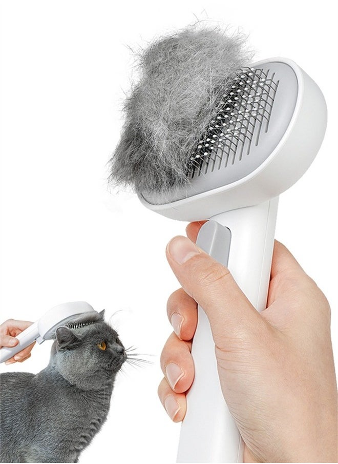 AUMUCA - aumuca Cat Brush for Shedding, Cat Brushes for Indoor Cats, Cat Brush for Long or Short Haired Cats, Cat Grooming Brush Cat Comb Removes Loose Fur - Image 1
