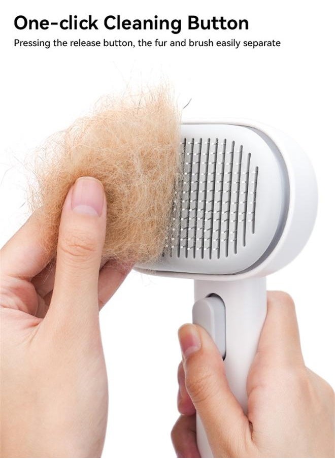 AUMUCA - aumuca Cat Brush for Shedding, Cat Brushes for Indoor Cats, Cat Brush for Long or Short Haired Cats, Cat Grooming Brush Cat Comb Removes Loose Fur - Image 1