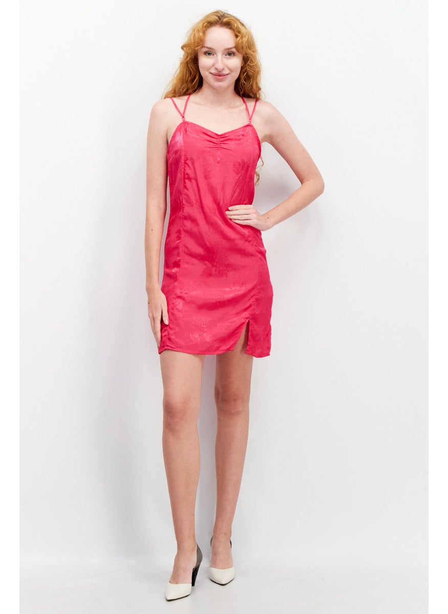 Women Sleeveless Textured Mini Dress, Pink - pzsku/Z6577346E35EE9703BCA8Z/45/_/1727187228/656d34ed-f1af-419b-b630-606c9b67802f