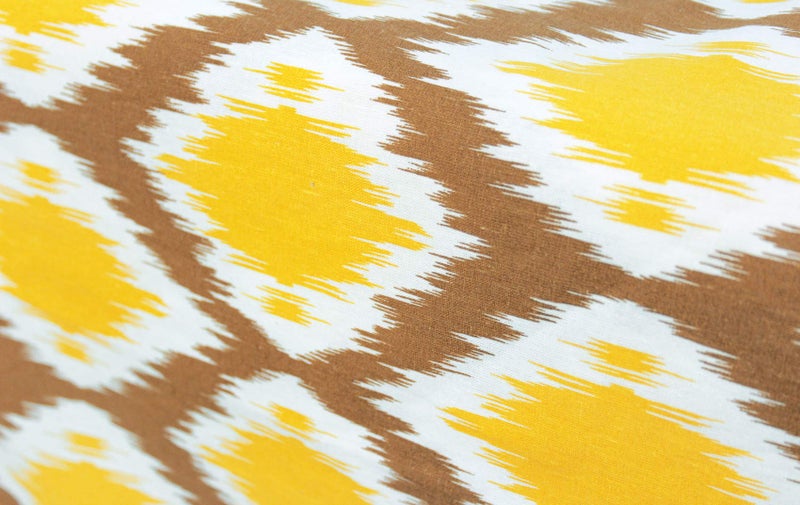 AURAVE Cotton 144 TC Bolster Cover (15"x30"_Mustard) - Image 3