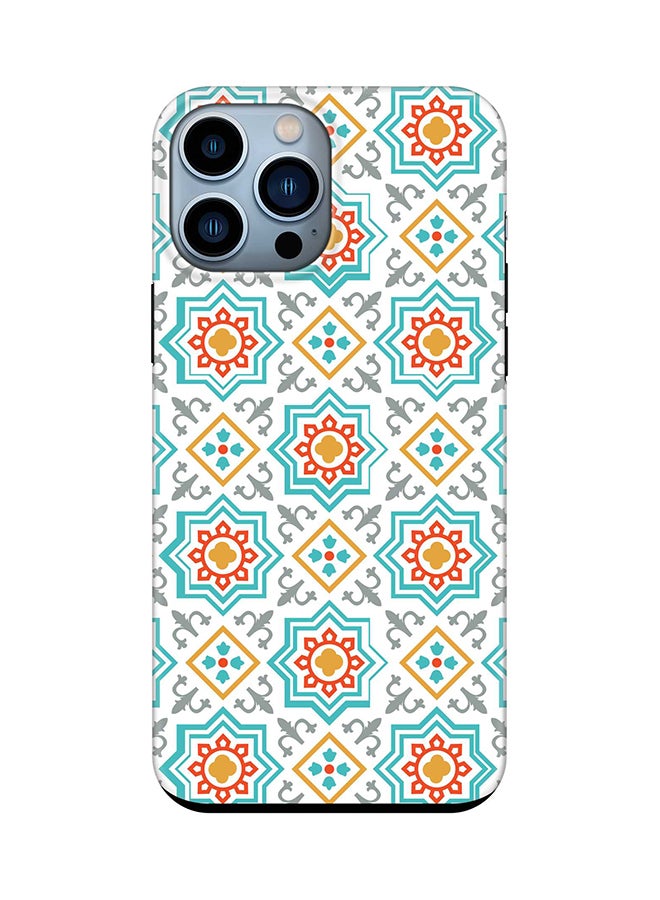 Stylizedd Tough Pro Case for iPhone 15 Pro Max Dual Layer Hybrid PC TPU Customized Mobile Cover Matte Finish Phone Case - Moroccan Mosaic - Image 1