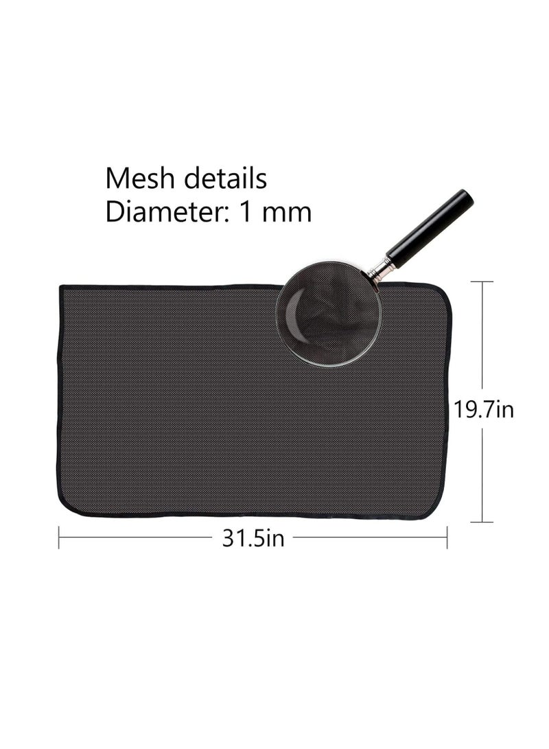 ECVV Car Magnetic Side Window Curtain 2PACK - Car Sun Shade, Summer Sun Block car Curtain,Car Side Rear Sun Shade, Baby Anti UV Curtain,in-Vehicle Privacy (Suitable for Back Window) - Image 3