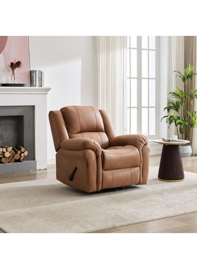 Bless Night Blessnight Velvet Rocking & Swivel Chair – Luxury Recliner with Smooth Rotation, Ergonomic Comfort, Modern Accent Chair for Living Room & Bedroom, 150 kg Capacity - Image 3