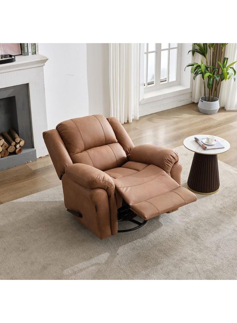 Bless Night Blessnight Velvet Rocking & Swivel Chair – Luxury Recliner with Smooth Rotation, Ergonomic Comfort, Modern Accent Chair for Living Room & Bedroom, 150 kg Capacity - Image 1