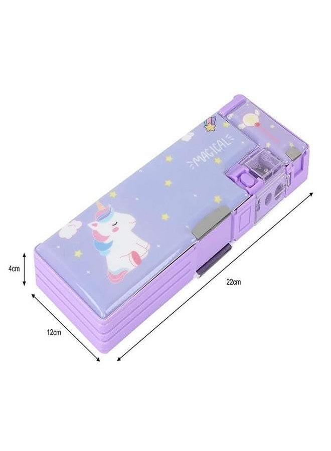 Funspark Multifunctional Magical Pencil Box for Kids, Boys & Girls - Pop Up Magnetic Design - Return Gifts (Magical Theme) - Image 2