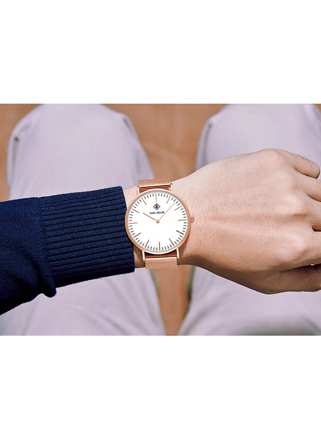 KARL KELLER Unisex Analog Round Shape Stainless Steel Wrist Watch KKLS03M1 - 46 Mm  - Image 2