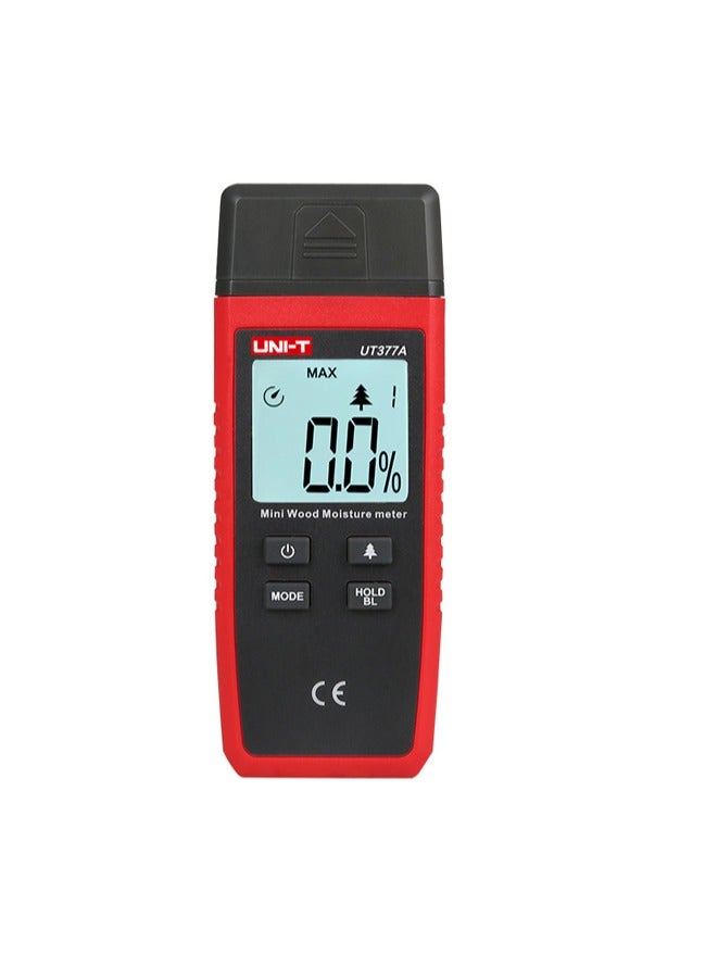 UNI-T Hygrometer UT377A Digital Wood Moisture Meter Hygrometer Humidity Gauge Tester for Paper Plywood Wooden Materials LCD Display - Image 1