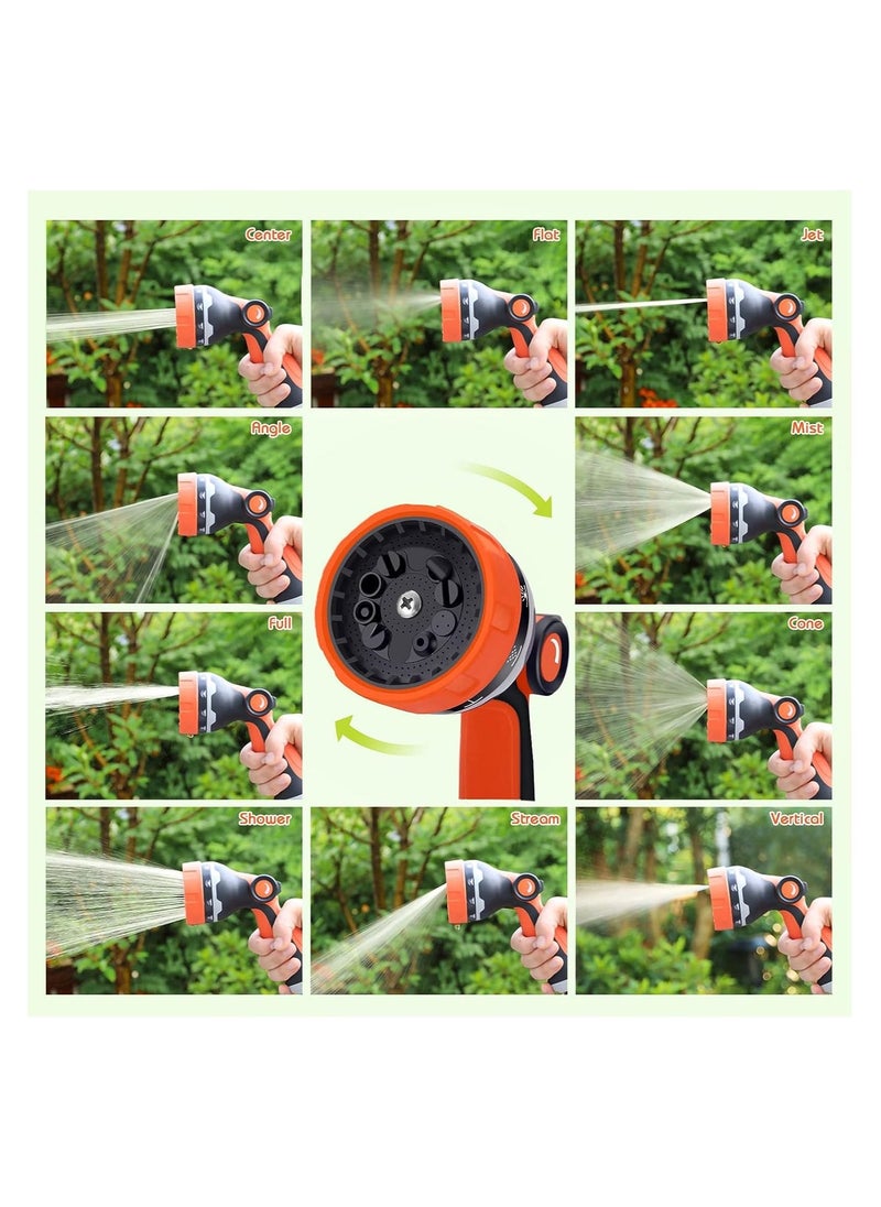 Generic - 100ft Expandable Garden Hose U ULTTY Lightweight Leakproof Water Hose with 10 Function Nozzle No-Kink with 3/4 inch Brass Fittings 2500D Durable Outdoor Yard Hose for Garden Car Wash Pet Bathing - Image 1