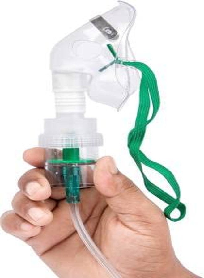 Control D Adult, Child Masks Kit with Air Tube, Medicine Chamber & Masks Nebulizer (Transparent, Blue) - Image 4