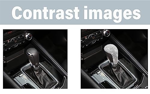 ZSJO Fit Mazda Gear Box Shifter Bling Crystal Accessory Interior Cover Fit Mazda 3 2014-2018/Mazda 6 2015-2022/CX-3 2016-2020/CX-5 2014-2022/CX-9 2016-2023 - Image 2