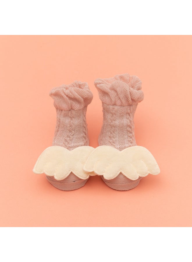 Newborn Baby Spring And Summer Mesh Thin Floor Socks Cartoon Doll Three-dimensional Short Socks Infant And Toddler Super Cute And Ultra-thin