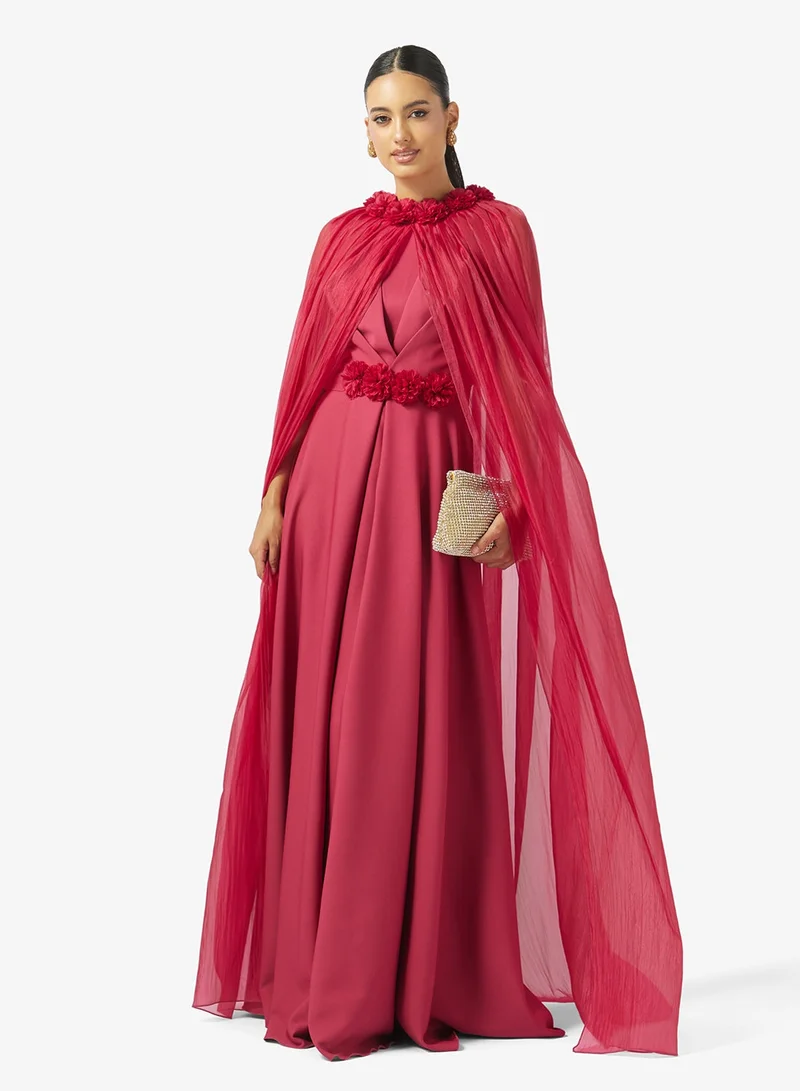 Iyra  One-Shoulder Side Slit Dress for Women | Best Price UAE