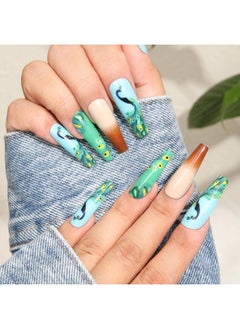 BKS1123 Peacock Gradient Nail