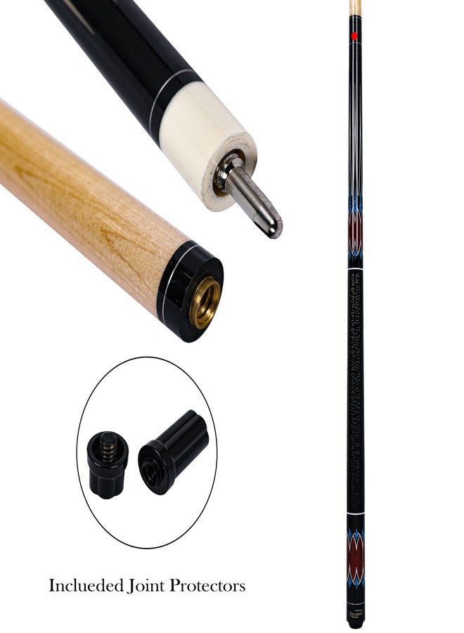 Ray speed Pool Cue Stick Low Deflection Shaft Billiard Cue Stick with Hard Case 19-20 oz Professional Pool Stick (Red+Blue, 20 oz) - Image 4