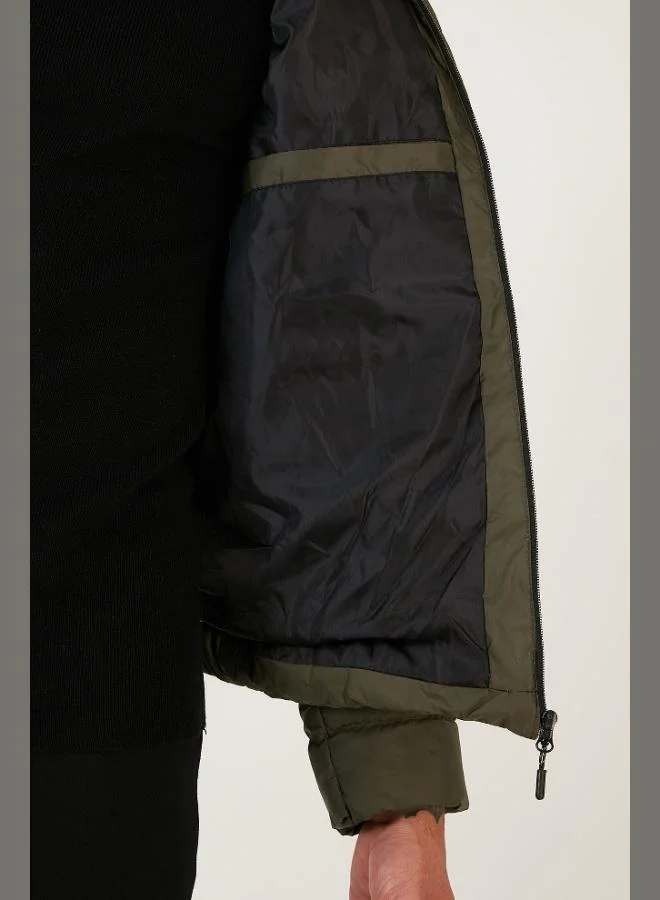 Buratti  Buratti Water Repellent Slim Fit Pocket Stand Collar Puffer Men's Coat 649010 for Men | Best Price UAE