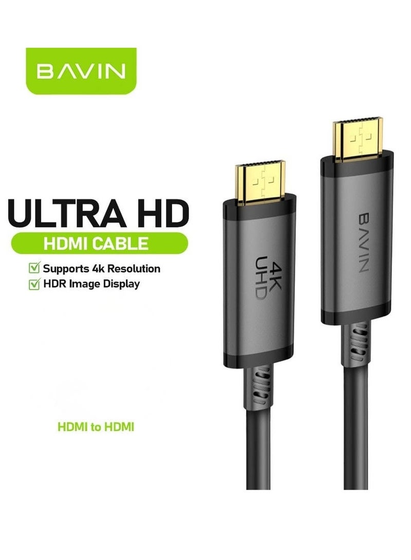 Bavin 4K High Speed ​​HDMI Cable with 3D Support for Xiaomi Mi Box/PS5 3m - Image 1