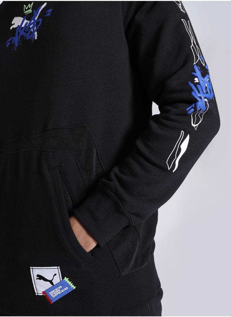 PUMA x NEED FOR SPEED Mens Hooded Motorsport Sweat Jacket  - Image 5