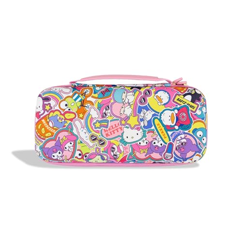 Sonix x Sanrio Carrying Case for Nintendo Switch 2, Switch 1, Lite, OLED, Protective Travel Case with Game Cartridge Storage | Hello Kitty & Friends Stickers - Image 3