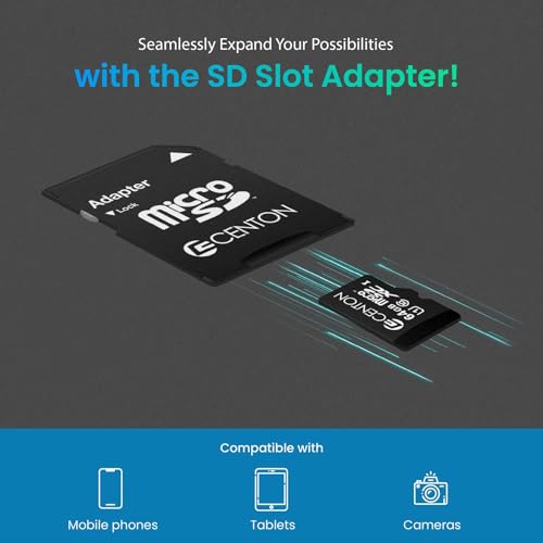 Centon 64GB Class 10 Micro SDXC Memory Card with Adapter by Centon, High Speed for Phones, Tablets, HD Videos & MSD Compatible Devices - Image 4
