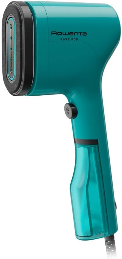 Rowenta PurePop Handheld Steamer for Clothes 15 Lbs 15 Second Heatup23 Oz Capacity 1150 Watts PortableIroningFabric SteamerGarment Vacation EssentialsTravel Must Have Green DR2024 DR2024U1 - Image 1