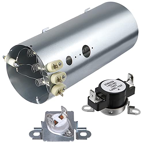 Monkemon 134792700 Dryer Heating Element, 137032600 Thermal Limiter and 3204267 Thermostat Compatible with Electrolux Frigidaire Dryers, Replacement PS2349309 AP4368653 AP4368739 PS2349395 and AP21314 - Image 1