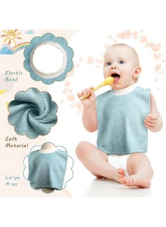Foaincore 6 Pcs Pullover Baby Bibs Cotton Terry Toddler Bibs Absorbent Infant Bibs for Feeding and Drooling Towel Slip on Bib  - Image 3