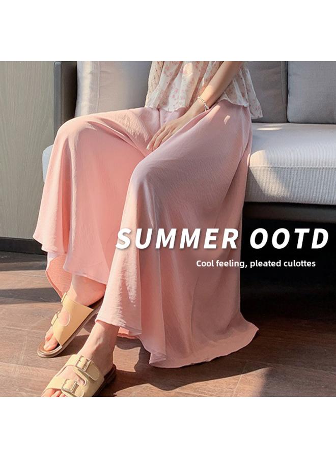 Culottes Women's Clothing Spring Women's New Arrival Yamamoto Pants Summer Thin Solid Color Women's Dape Casual Pants Wide Leg Pants 