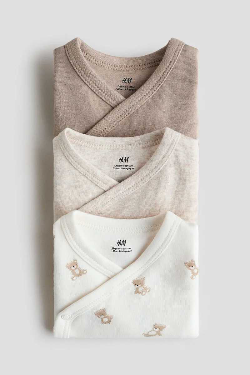 اتش اند ام بودي سوت بتصميم ملفوف - عبوة من 3 قطع