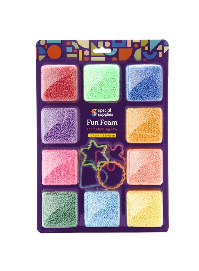 Special Supplies Special Supplies Fun Foam Modeling Foam Beads Play Kit, Childrenâ€™s Educational Clay for Arts Crafts Kindergarten, Preschool Kids Toys Develop Creativity, Motor Skills (10-Pack)  - Image 3