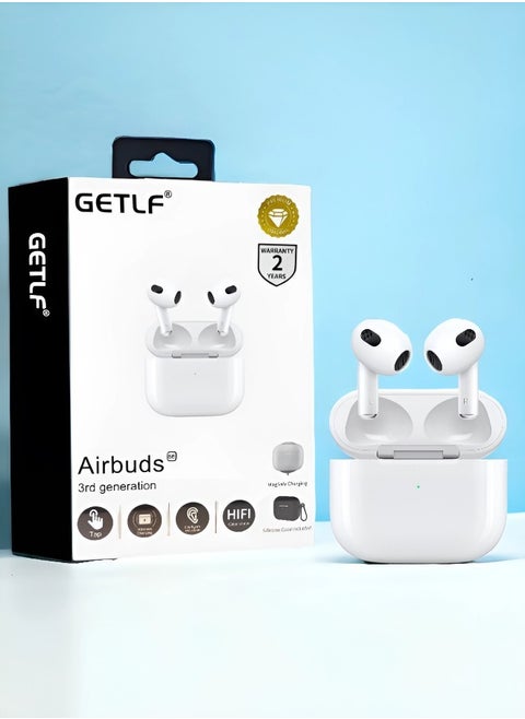 Airbuds 3 SE Pro 3 Bluetooth headset, original version 3, a wireless Bluetooth headset that supports wireless charging, features clear sound and noise isolation, works on all iPhones such as Galaxy,