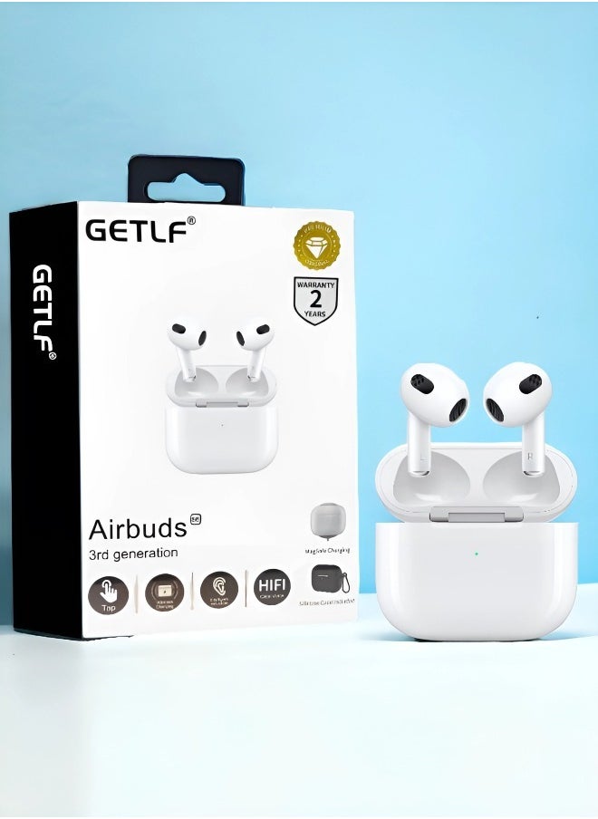 Airbuds 3 SE Pro 3 Bluetooth headset, original version 3, a wireless Bluetooth headset that supports wireless charging, features clear sound and noise isolation, works on all iPhones such as Galaxy,