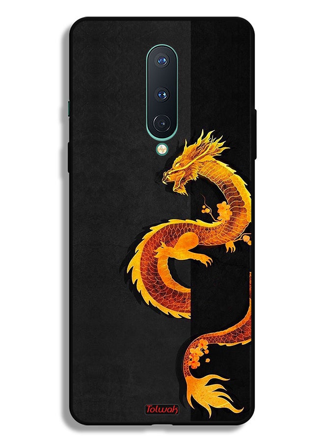 Tolwak OnePlus 8 Protective Case Cover Dragon Art - Image 2