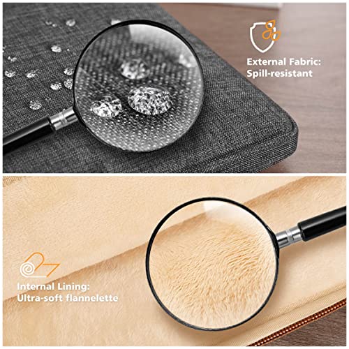 kizuna 13-13.3 inch Laptop Sleeve Case Water Resistant for 14" IdeaPad Flex 5i /13" MacBook Air 2017/14" Lenovo ThinkPad X1 Carbon/Yoga S740/14 ThinkPad T14 2022/Huawei MateBook D 14/HP Computer Bag - Image 3
