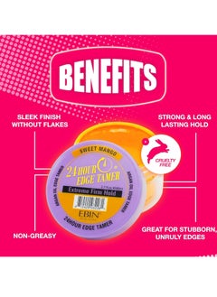 EBIN NEW YORK EBIN NEW YORK 24 Hour Argan Oil Edge Tamer Refresh (0.5oz/ 15ml, Wild Berry) | Extreme Firm Hold, Smooths & Tames Frizz | No Flaking or Drying | High Shine, Long Lasting, All Hair Types, Styling Gel.  - Image 4