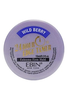 EBIN NEW YORK EBIN NEW YORK 24 Hour Argan Oil Edge Tamer Refresh (0.5oz/ 15ml, Wild Berry) | Extreme Firm Hold, Smooths & Tames Frizz | No Flaking or Drying | High Shine, Long Lasting, All Hair Types, Styling Gel.  - Image 1