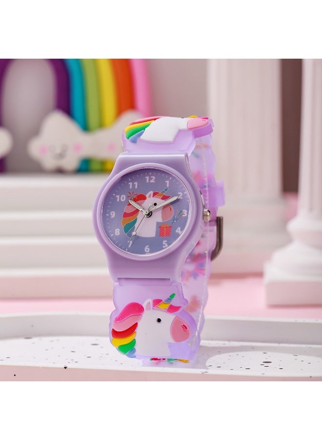 Mark Fairwhale Colored Unicorn Plastic With Quartz Watch 
