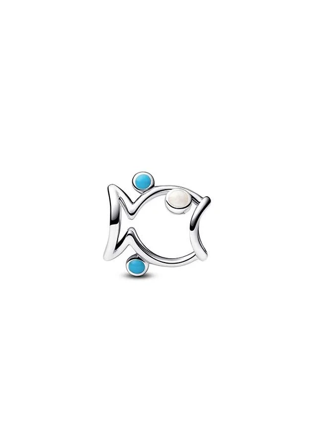 باندورا Openwork Fish Charm