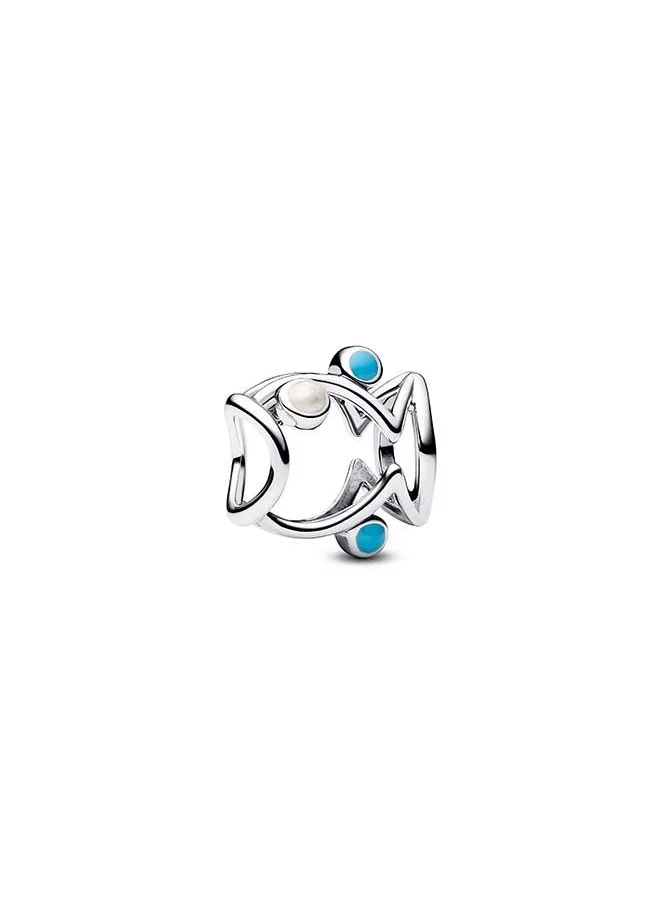 باندورا Openwork Fish Charm