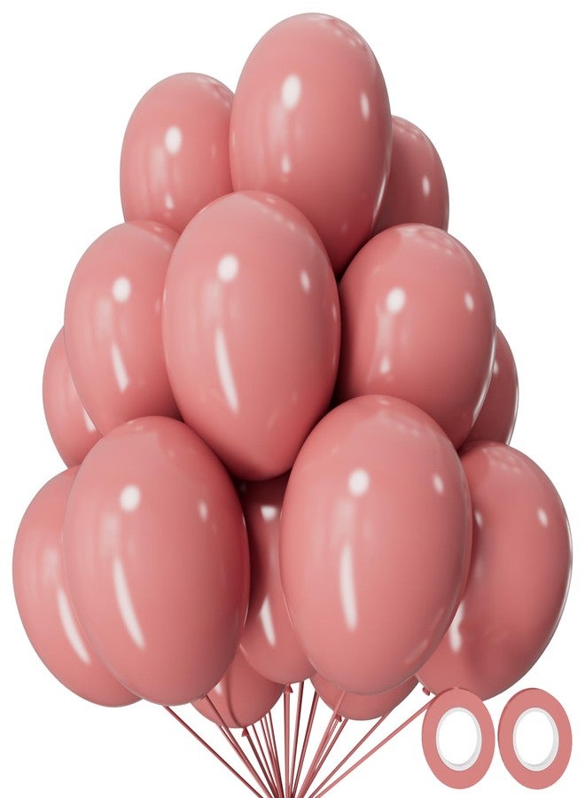 KUULBELA 110Pcs Dusty pink Balloons for Weddings Birthdays Party Decorations - Image 1