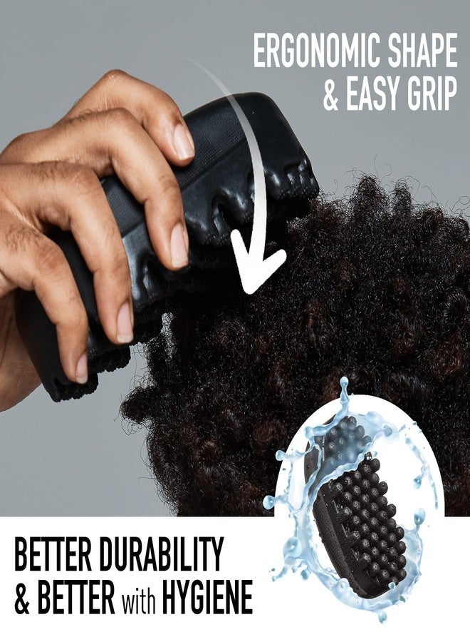 Red by Kiss Bow Wow X Twist King Luxury Twist Styler Washable, Durable, Crumb Free, Twist Brush for Afro Curl (Curved&Dense) - Image 5