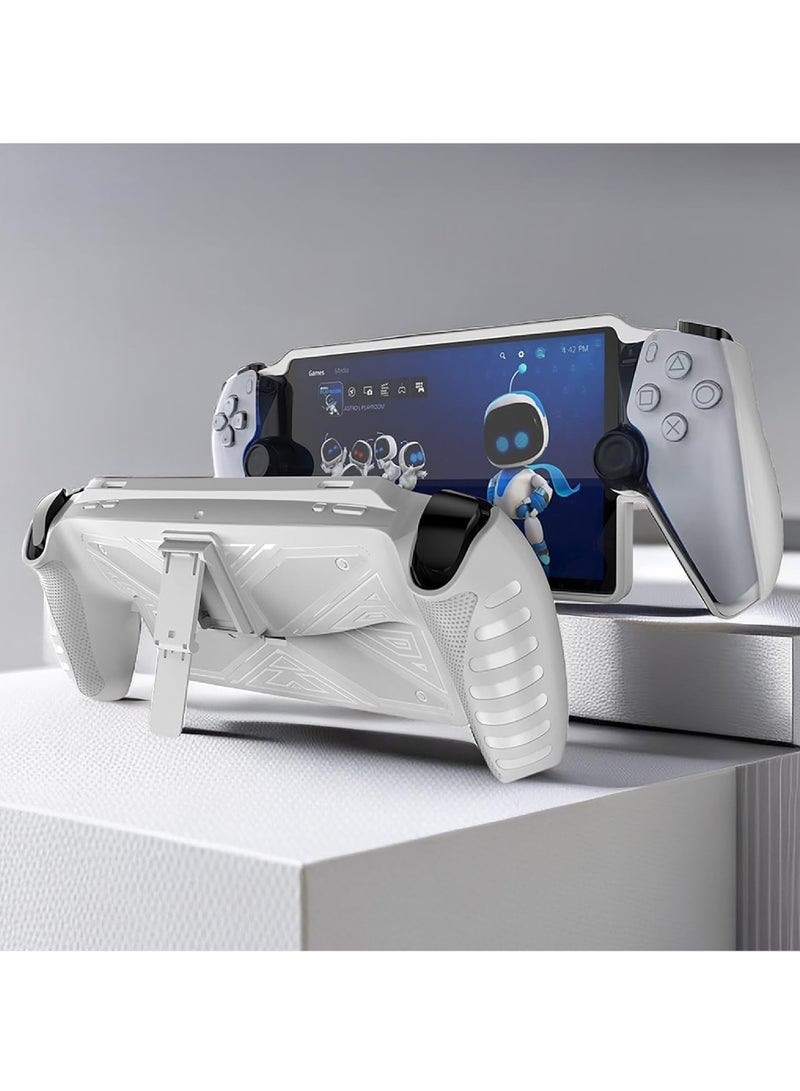 Captaintech Case for PlayStation Portal Remote Player - With Stand - Soft TPU Bumper - Anti Slip - Easy to Grip - Image 2